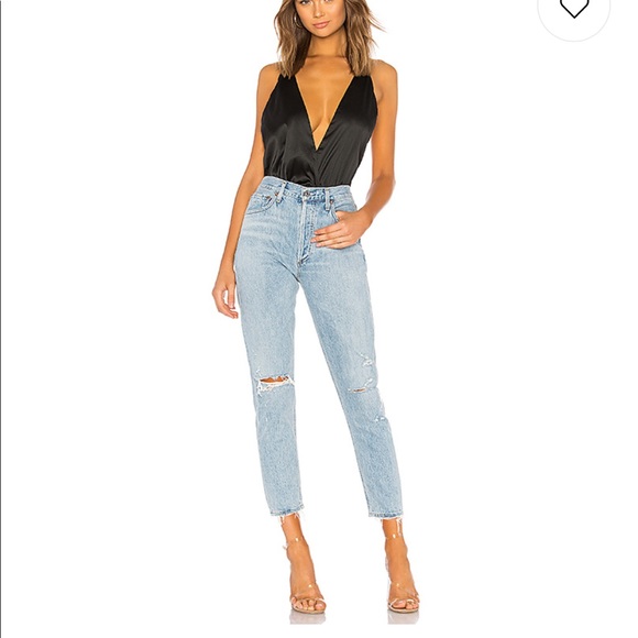 AGOLDE JEANS Jamie High Rise Classic Shakedown 26 - Picture 9 of 9